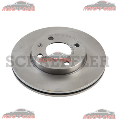  ROTOR FRENO DE DISCO FAG VENTILADO PARA VOLKSWAGEN GOLF GTI 1989-1992, DERBY 1.8L L4 1994-1997, POINTER 1.8L L4 1998-2009, PICK-UP 2000-2009, JETTA A2 1.8L L4 1988-1992, GLI 1990-1993