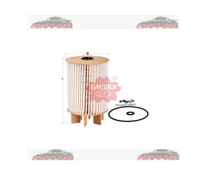  FILTRO DE COMBUSTIBLE SAKURA NISSAN NP300 FRONTIER 2.5L DIESEL L4 16-22, OEM 16403-4KV0A, S23401-1682