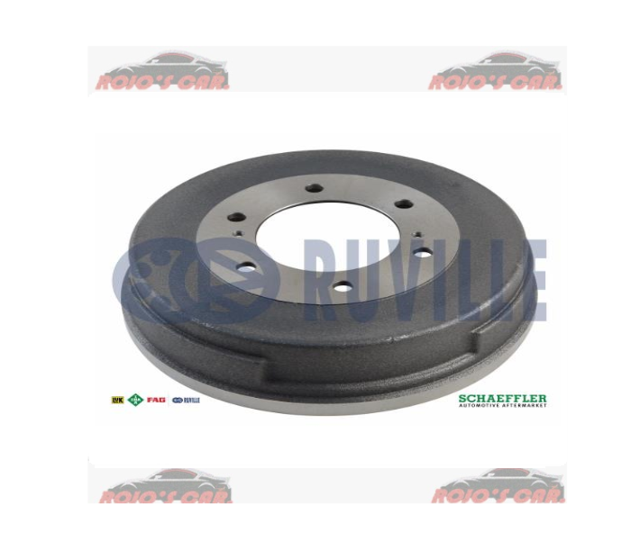  SUSTITUYE A BRD521610 TAMBOR DE FRENOS FAG PARA NISSAN FRONTIER 2.4L L4 2001-2004 , 4.0L V6 2002-2004, D21 PICKUP 1992-2003, D22 2008-2010, PICKUP 1994-1996, NP300 2009-2014, NV350 2014-2022, URVAN 2013-2022